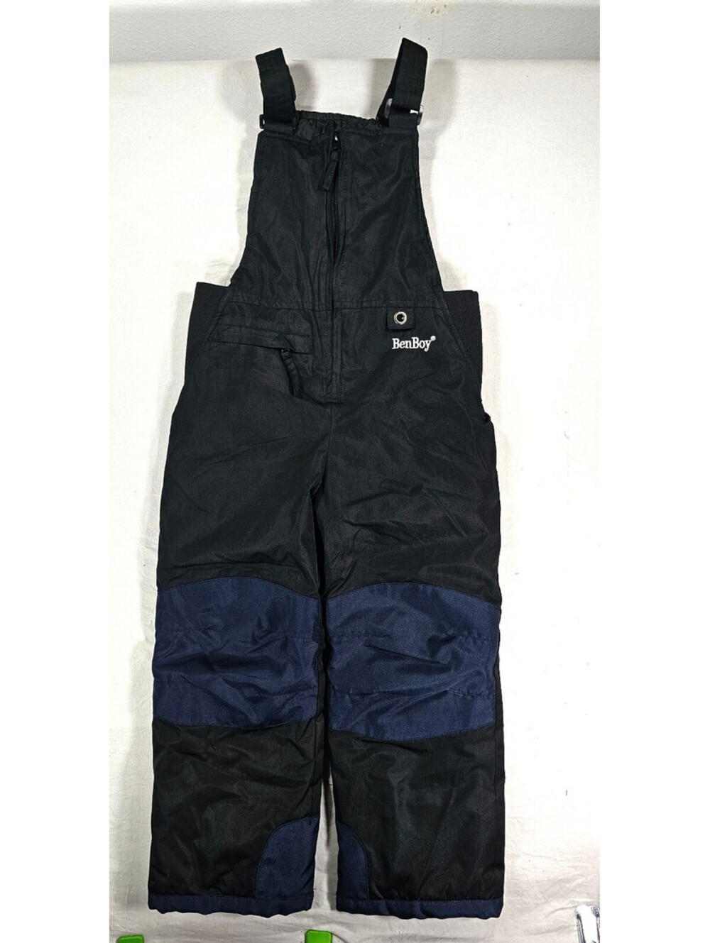 BenBoy Kids Snow Bib Overalls 5T Black Navy Insulated Ski Snow Pants Winter